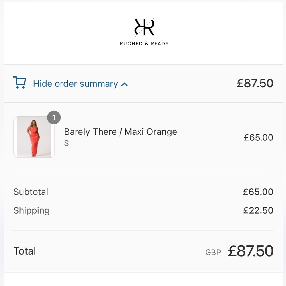 Ruched & Ready Barely There Maxi - image 2